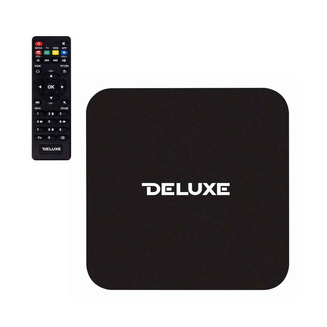 Телевизионная смарт-приставка DELUXE V1Pro, Wi-Fi, Объём памяти 8Гб, Операционная память 1Гб - фото 1 - id-p88362606