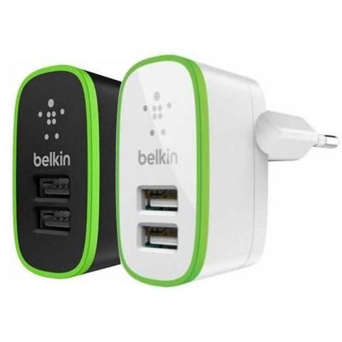 Зарядное устройство сетевое Belkin 2хUSB Home Charger (Белый) - фото 2 - id-p88486428