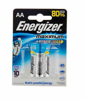 Элемент питания LR6 AA Energizer MAXIMUM Alkaline 2 штуки в блистере