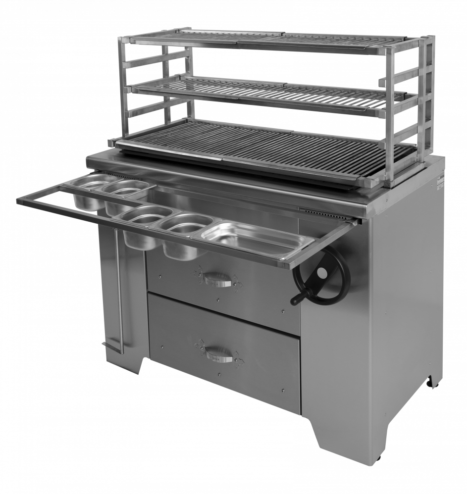 Многофункциональный угольный мангал УММ/2 (ROBATA L1200) Grill Master