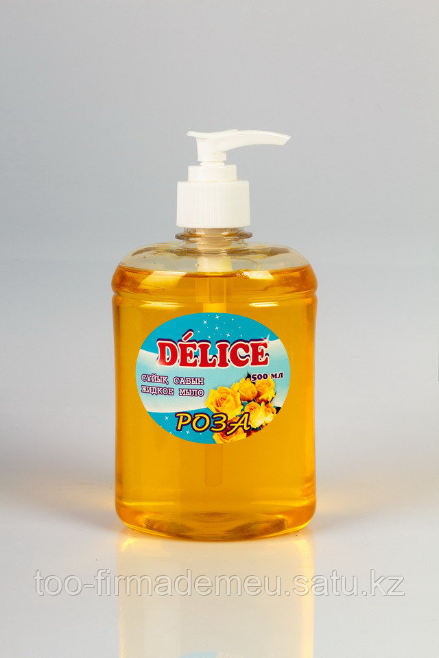 Жидкое мыло "DELICE" с ароматом Розы 500мл.