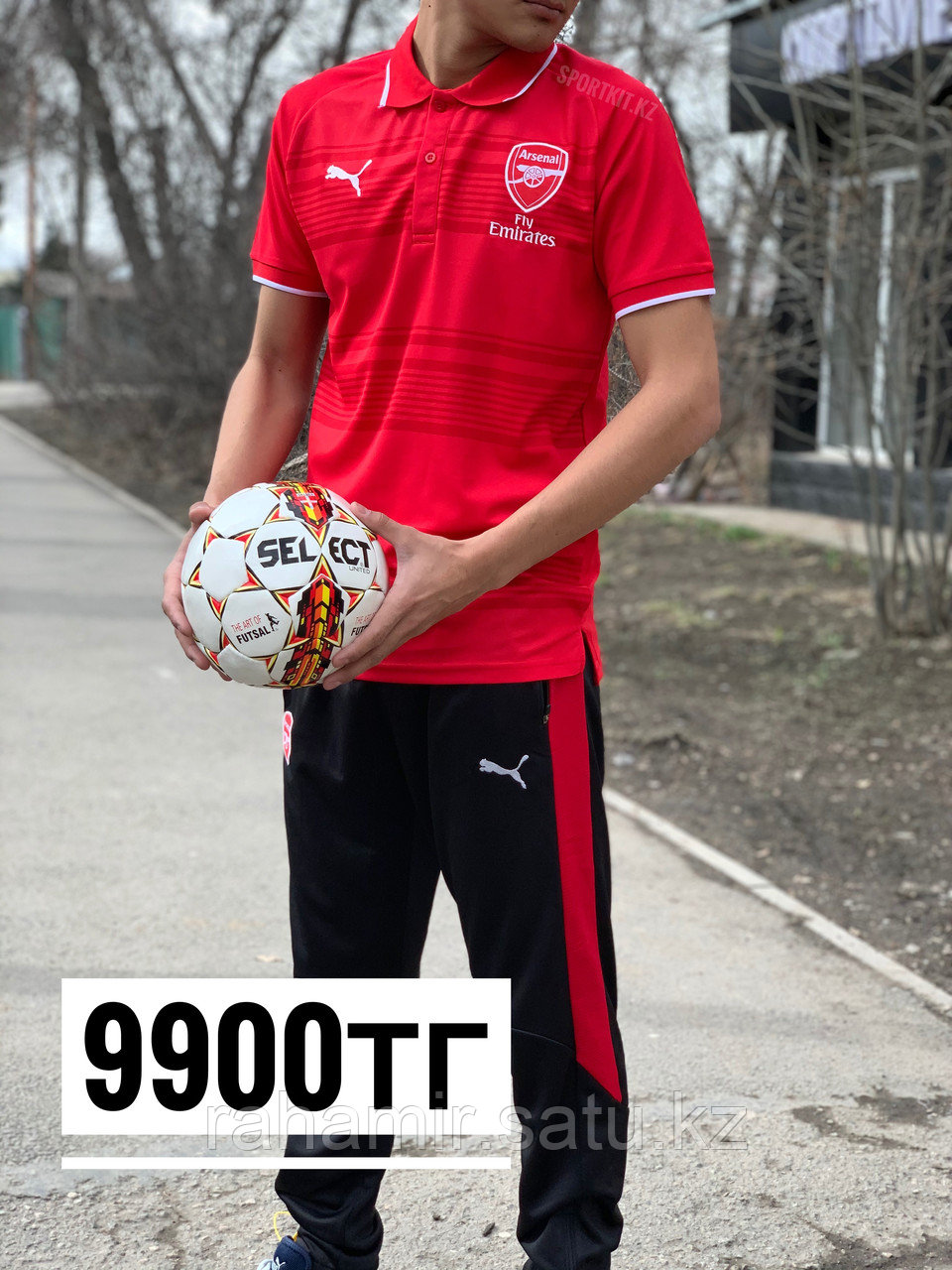 Тренировочная форма Puma Arsenal красн