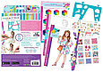 Make It Real Скэтчбук Блокнот с трафаретами для создания Модных дизайнов: Цветочная фантазия, фото 5