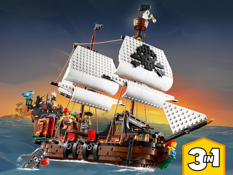 LEGO Creator 31109 Пиратский корабль, конструктор ЛЕГО - фото 1 - id-p88502177