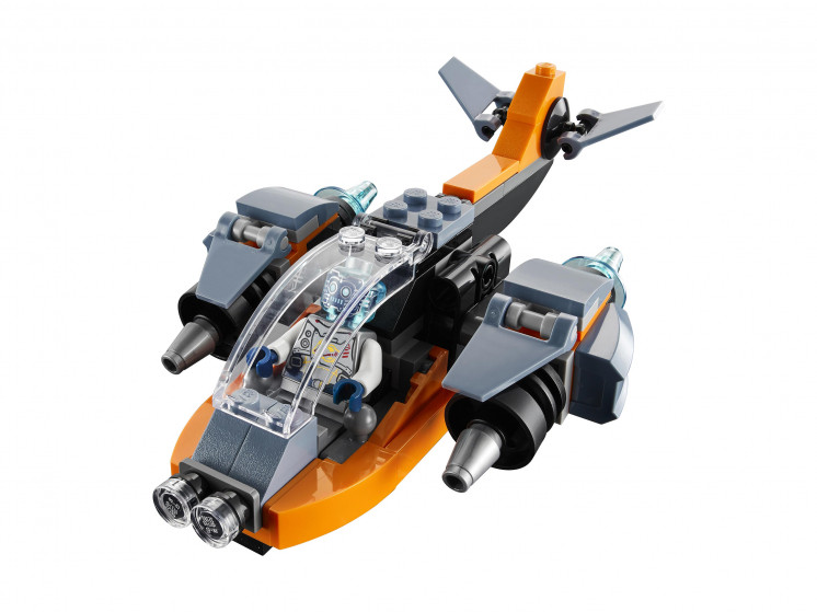 LEGO Creator 31111 Кибердрон, ЛЕГО құрастырушысы - фото 5 - id-p88502193