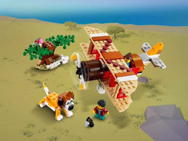 LEGO Creator 31116 Домик на дереве для сафари, конструктор ЛЕГО - фото 10 - id-p88502218
