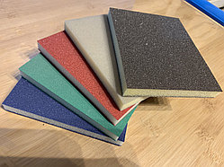 Двухсторонние шлифовальные губки Doubleflex 123 x 98 x13 мм SUPERFINE (P500-600) cиние