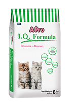 К028 APRO I.Q Formula, корм для котят со вкусом ягнёнка с молоком, уп.8кг.