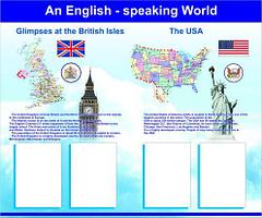 Стенд для кабинета английского языка