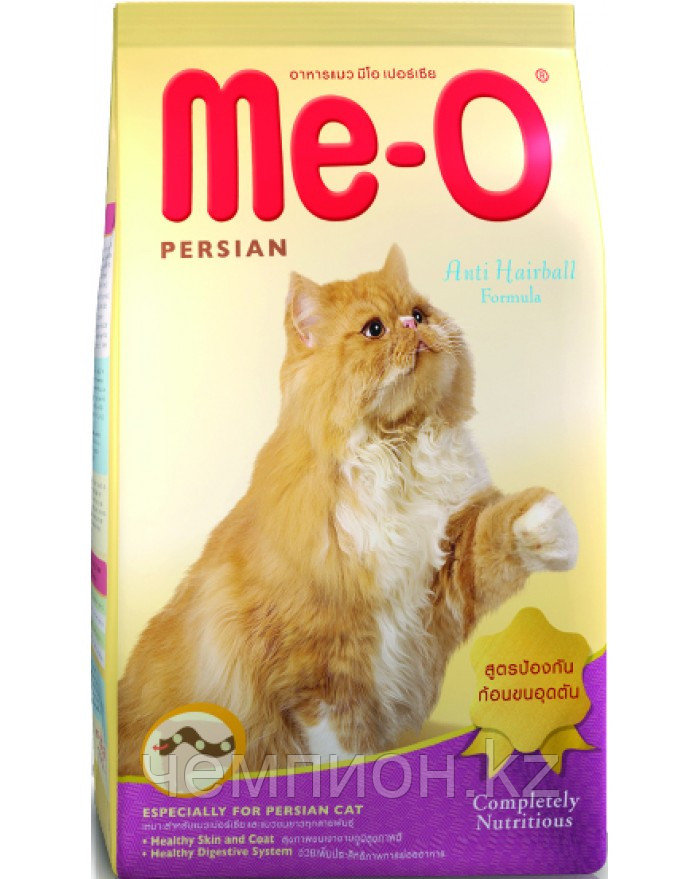 0517 Meo-O, корм для взрослых длинношёрстных кошек, уп.7кг.