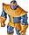Танос фигурка подвижная 23 см Hasbro, фото 5