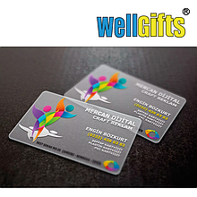 Визитки на пластике