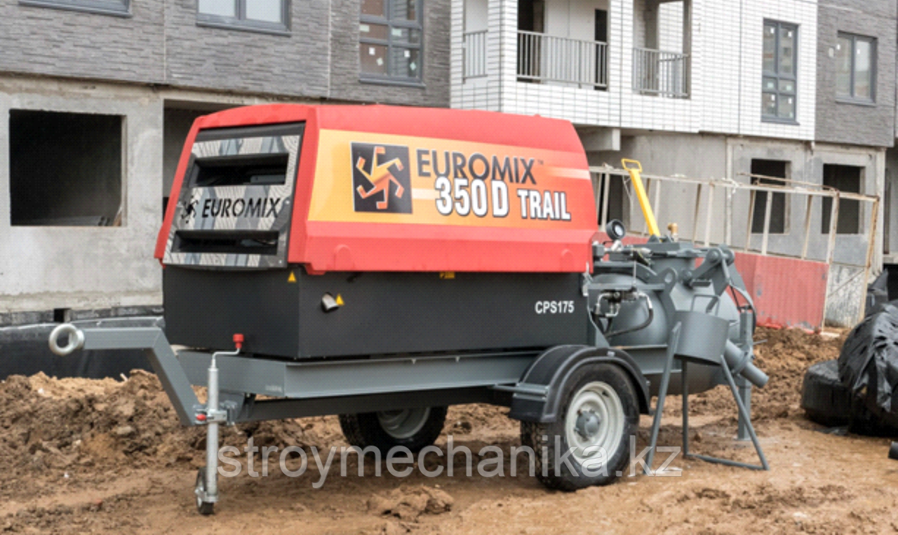 Дизельный смеситель-пневмонагнетатель EUROMIX 350 D TRAIL, фото 1