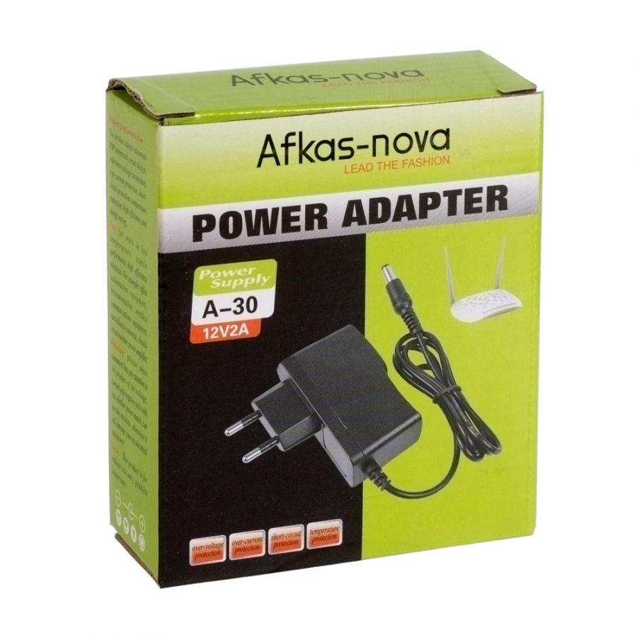 Блок питания 12v 2A  Afkas-nova A-30   5,5х2,5