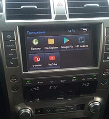 Lexus GX 460 навигационный блок Android navitouch