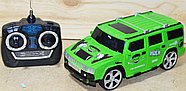 512-17 Машина на р/у Super Heroes Хаммер Халк зеленый на р/у 27*12, фото 2