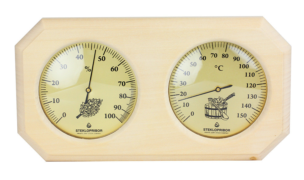 Термогигрометр для сауны Стеклоприбор ТГС-2 - фото 1 - id-p88523279