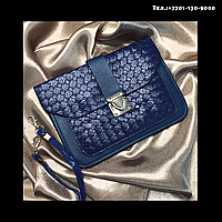 Чехол -сумка для сотового телефона темно-синий
