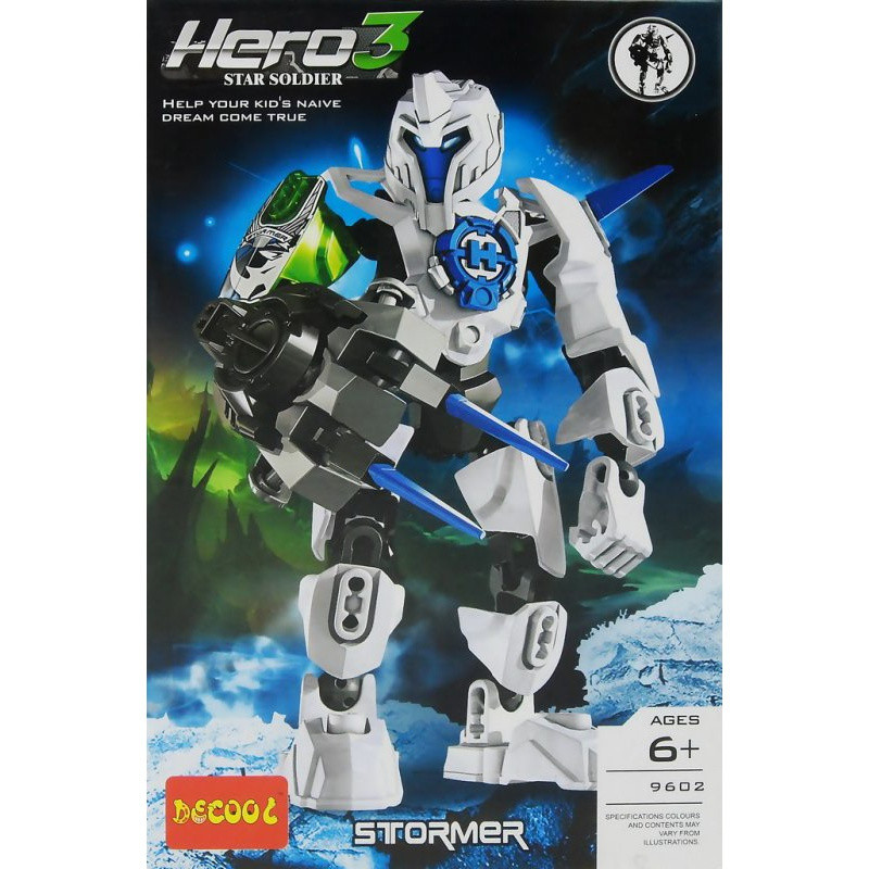 Decool 9602 HERO3 Конструктор-робот Stormer - фото 2 - id-p88523850