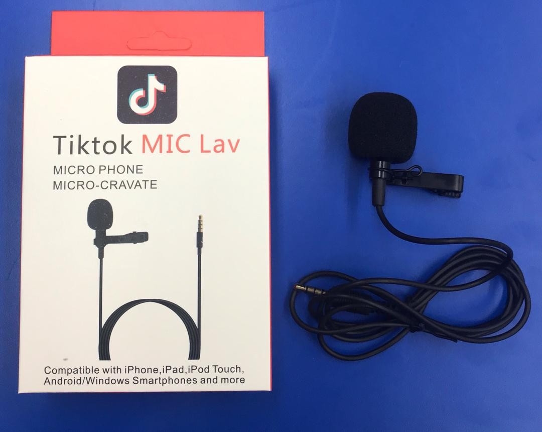 Микрофон Tiktok MIC Lav MicroPhone 3.5mm 6 метров петличный, фото 1