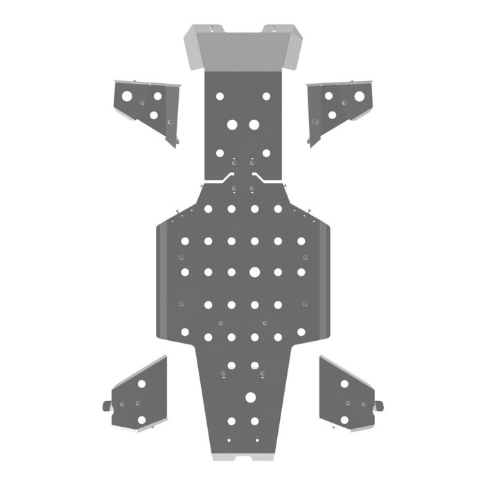 Полный комплект защиты, YAMAHA Grizzly 700/550/700, 2007-14, AL 3 мм