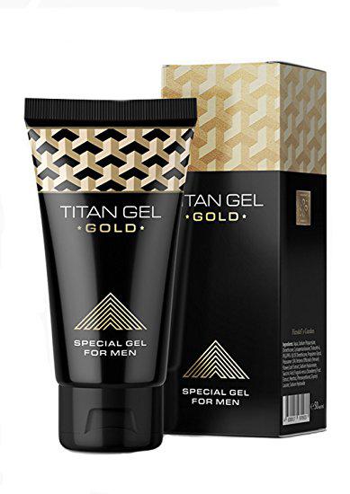 Интимная смазка Titan Gel Gold для увеличения пениса мужчин