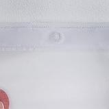 Штора для ванной комнаты Доляна «Василёк», 180×180 см, EVA, цвет бордо, фото 3