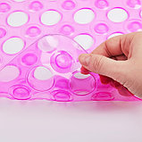 Коврик для ванны Доляна «Попурри», 31×48 см, цвет МИКС, фото 3