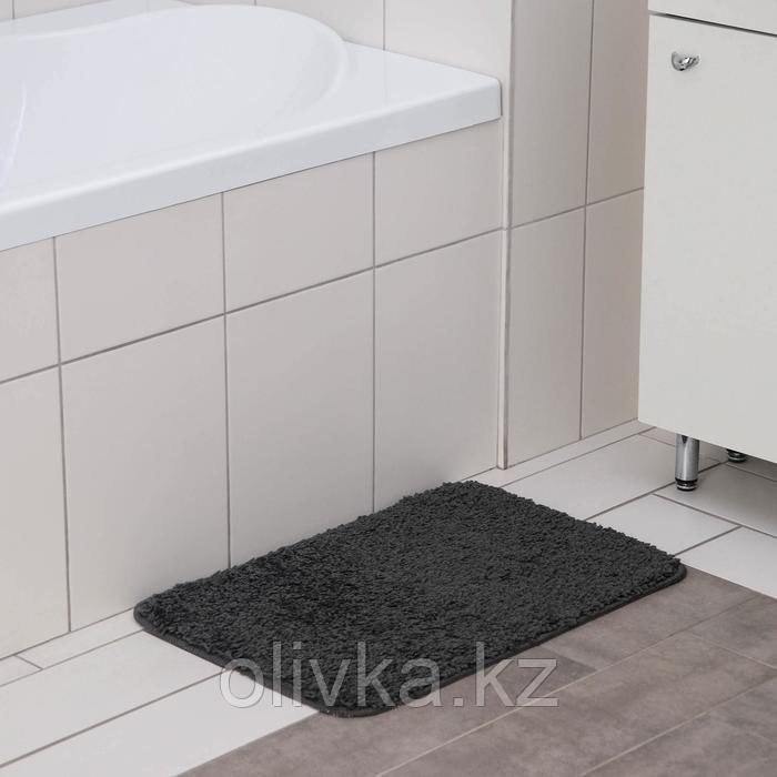 Коврик SHAHINTEX Frizz, 40×60 см, цвет графит