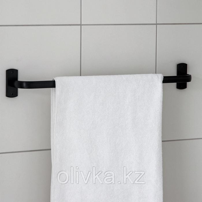 Держатель для полотенец, 59×8×7 см, цвет чёрный
