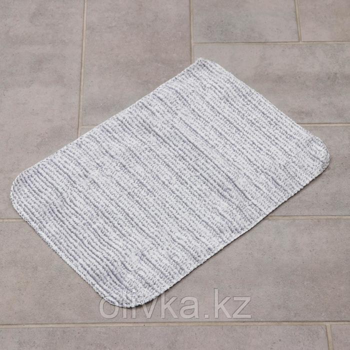 Насадка для швабры, 36×22 см, микрофибра, цвет серый