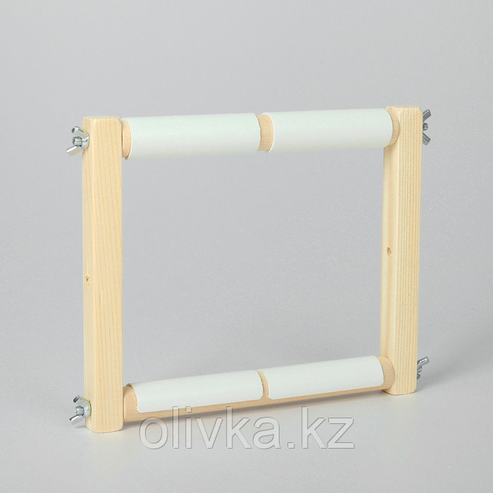 Пяльцы-рамка для вышивания, 20 × 20 см, цвет светлое дерево