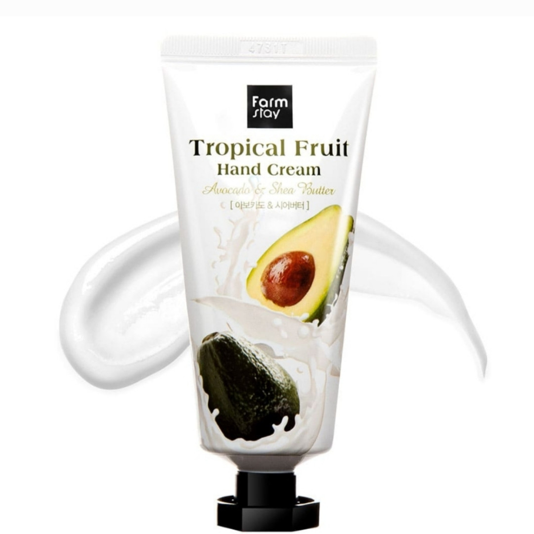 Крем для рук Farm Stay Tropical Fruit Hand Cream Avocado & Shea Butter 50ml.