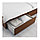 Кровать каркас МАЛЬМ с 2 ящика коричневая морилка 160х200 Лурой ИКЕА, IKEA, фото 3