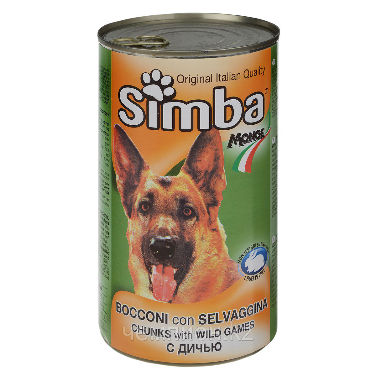 9157 SIMBA, Симба кусочки с дичью для собак, уп.12шт*1275 гр.