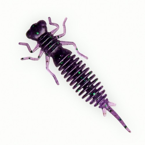 Силиконовая приманка LARVA 1.6 дюйма (43mm) Цвет 007
