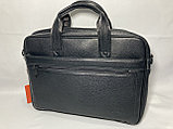 Деловая сумка- портфель "Cantlor" (высота 29 см, ширина 40 см, глубина 5 см), фото 4