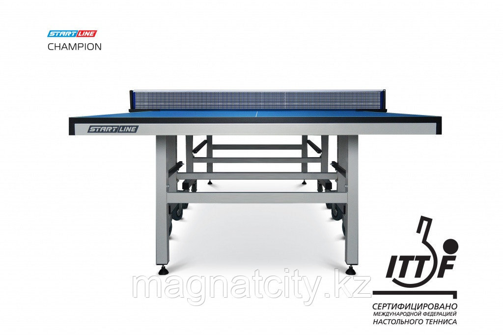 Теннисный стол Start Line Champion 25 мм, кант 50 мм, без сетки - фото 4 - id-p56426579
