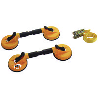 Присоска вакуумная двойная AIRPRO SA323 набор из 2 шт. + рем