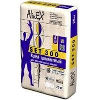 Плиточный цементный клей для керамической плитки AlinEX «SET 300» купить в Казахстане