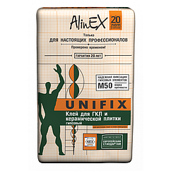 AlinEX "UNIFIX" ГКТ арналған желім, 25 кг Қазақстанда сатып алу