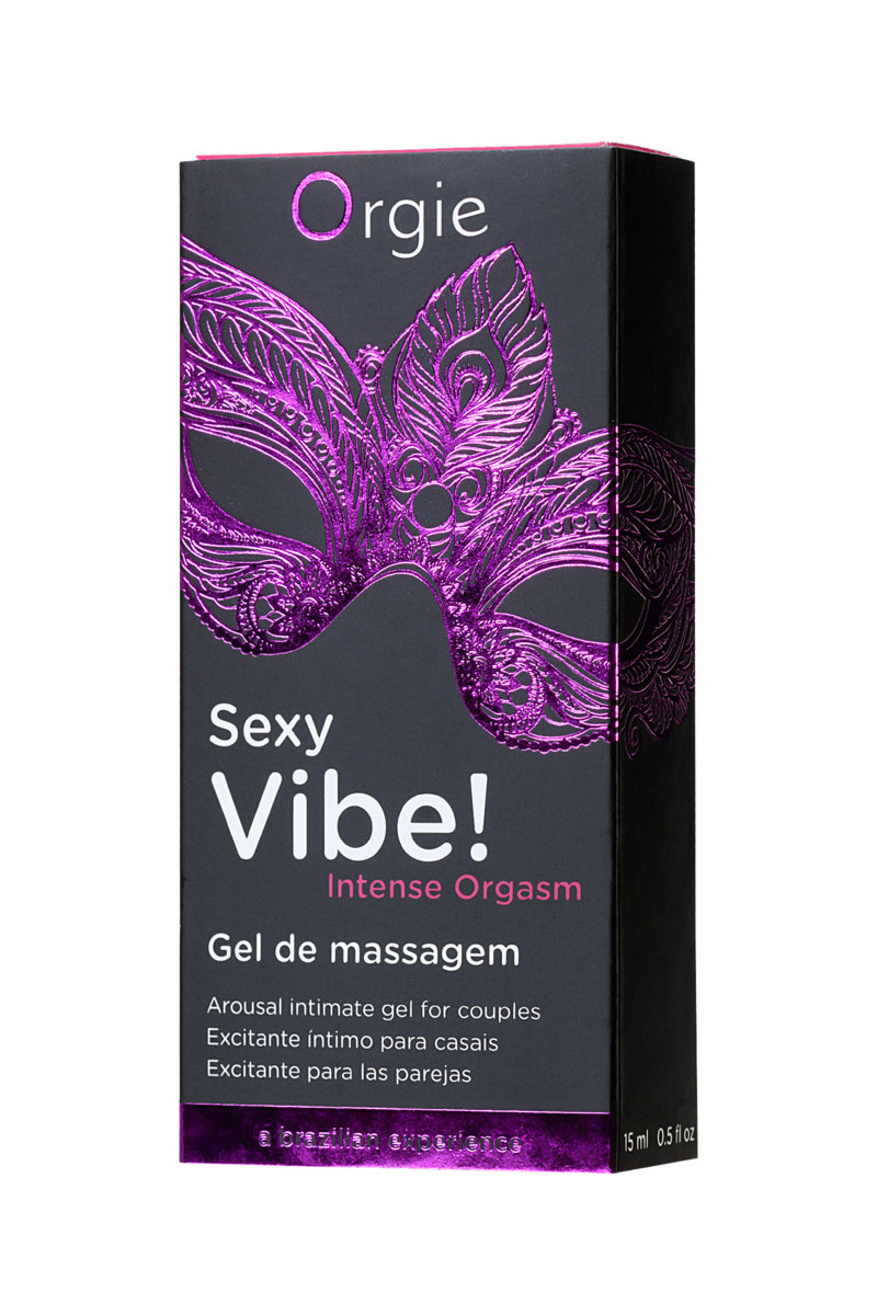ГЕЛЬ ДЛЯ МАССАЖА ORGIE SEXY VIBE INTENSE ORGASM С ПОКАЛЫВАЮЩИМ, РАЗОГРЕВАЮЩИМ И ОХЛАЖДАЮЩИМ ЭФФЕКТОМ