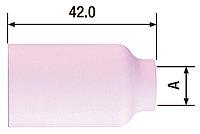 FUBAG Сопло керамическое для газовой линзы №5 ф8 FB TIG 17-18-26 (10 шт.)