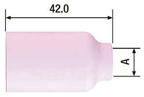 FUBAG Сопло керамическое  для газовой линзы №8 ф12.5 FB TIG 17-18-26 (10 шт.)