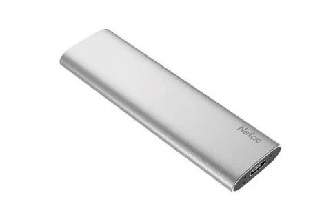 Жесткий диск SSD внешний 250GB Netac ZSLIM/250GB серебро
