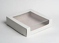 Коробка Pasticciere 180х180х100мм КТ 100 (с окном), белый, 120 шт