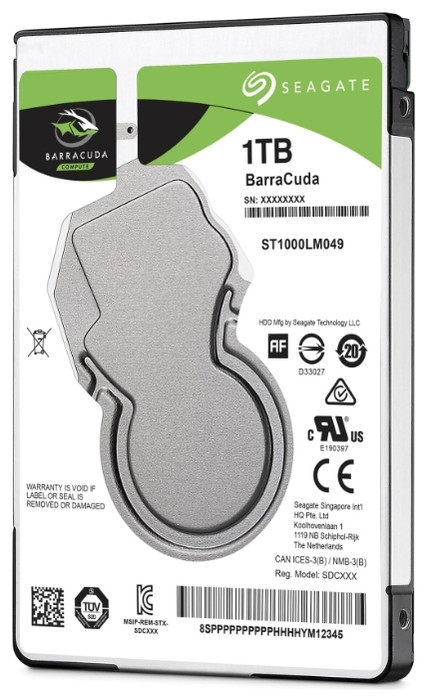 Seagate ST1000LM049 HDD для ноутбука 1Tb SATA 6Gb/s 2.5" 128Mb 7200rpm - фото 1 - id-p88575831