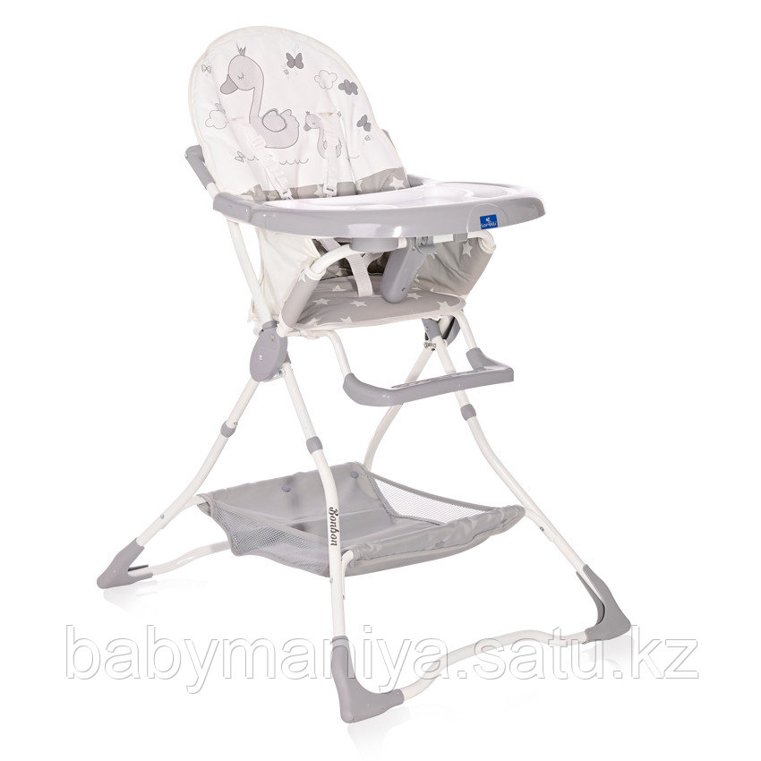 Стульчик для кормления Lorelli BONBON Серый / Grey SWAN 2159