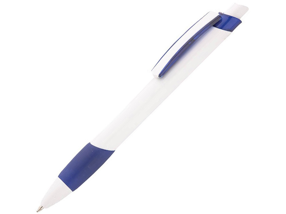 Ручка шариковая Соната, белый/синий (артикул 13144.02) - фото 1 - id-p65788246