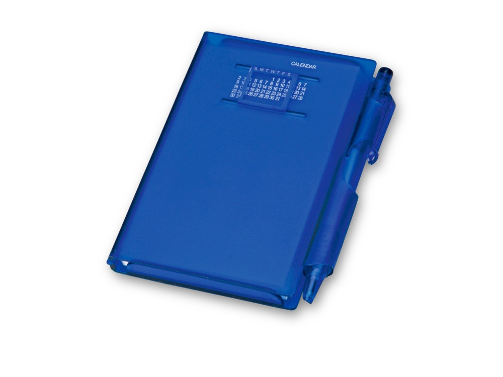 Записная книжка Альманах с ручкой, синий (артикул 789502)